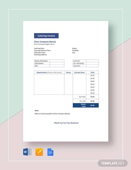 Detail Catering Template Excel Nomer 51