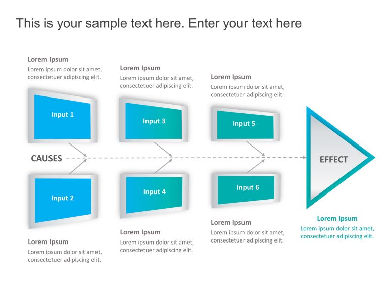 Detail Cause And Effect Powerpoint Template Nomer 20