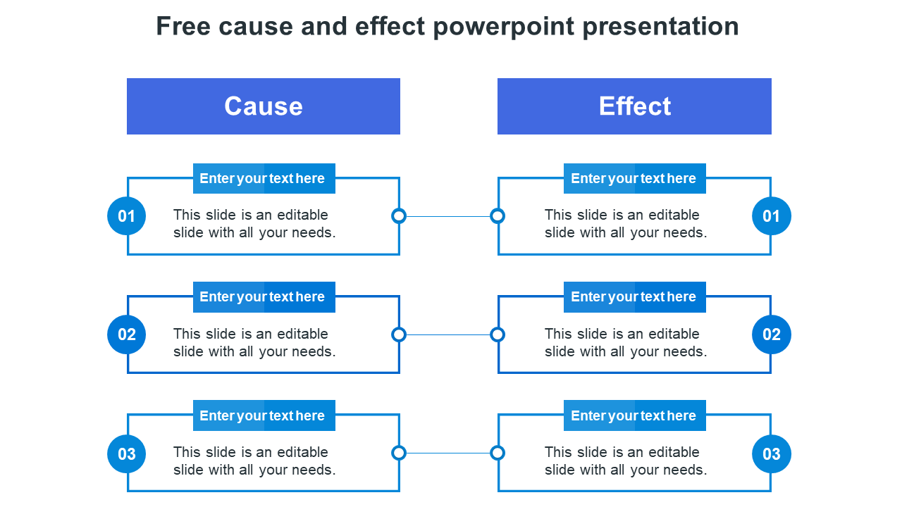 Detail Cause And Effect Powerpoint Template Nomer 5