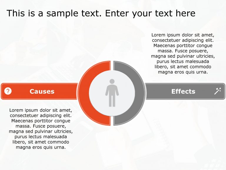 Detail Cause And Effect Powerpoint Template Nomer 49