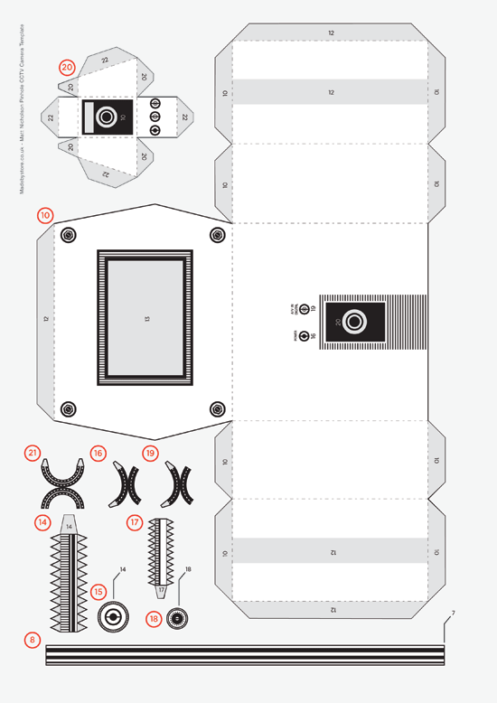 Detail Cctv Papercraft Template Nomer 3