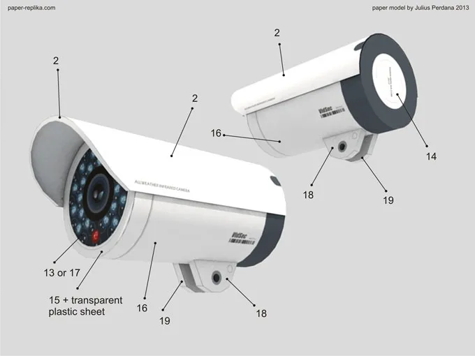 Detail Cctv Papercraft Template Nomer 5