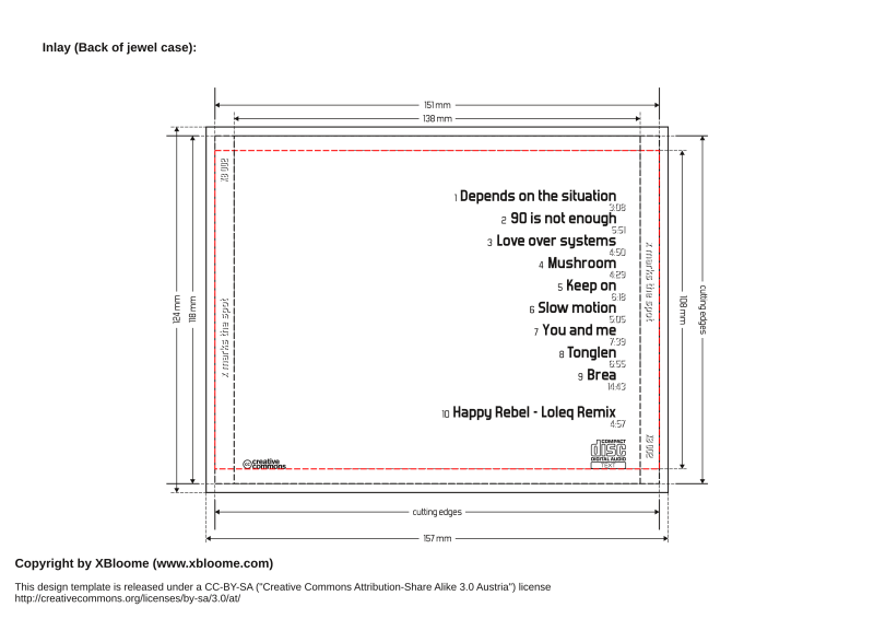 Detail Cd Back Cover Template Nomer 15