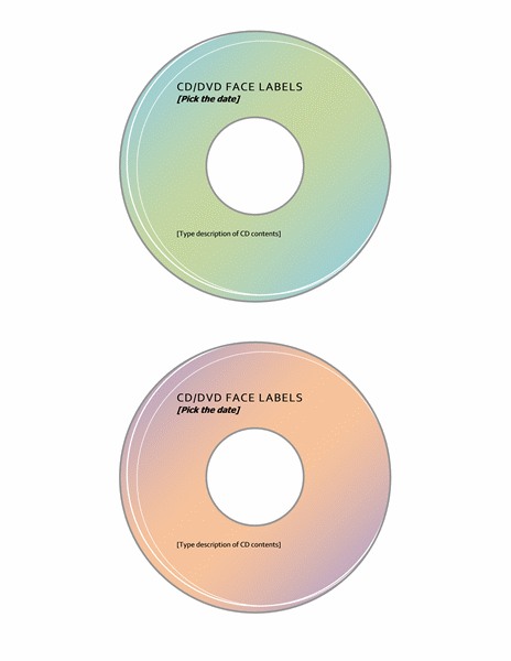 Detail Cd Label Template Nomer 29