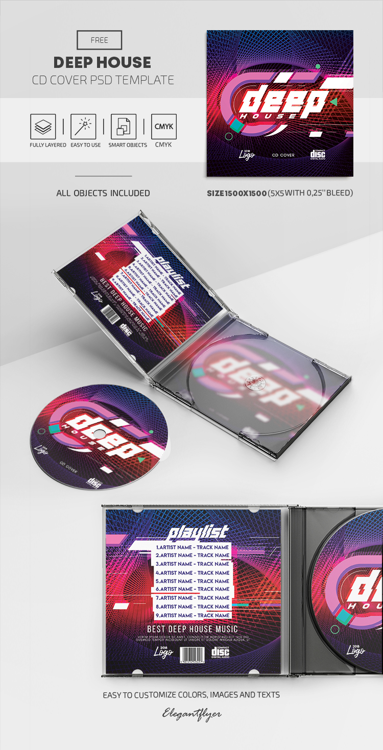 Detail Cd Template Psd Nomer 16