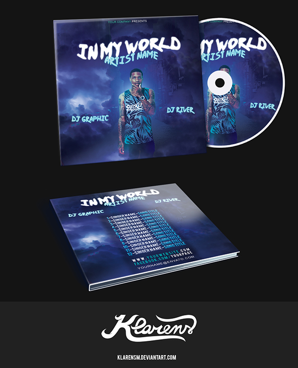 Detail Cd Template Psd Nomer 23