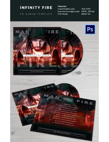 Detail Cd Template Psd Nomer 51