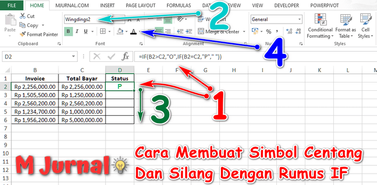 Detail Ceklis Di Excel Nomer 19