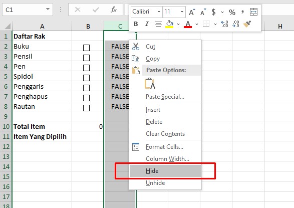 Detail Ceklis Di Excel Nomer 22