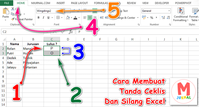 Detail Ceklis Di Excel Nomer 32