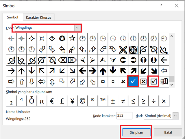 Detail Ceklis Di Excel Nomer 42