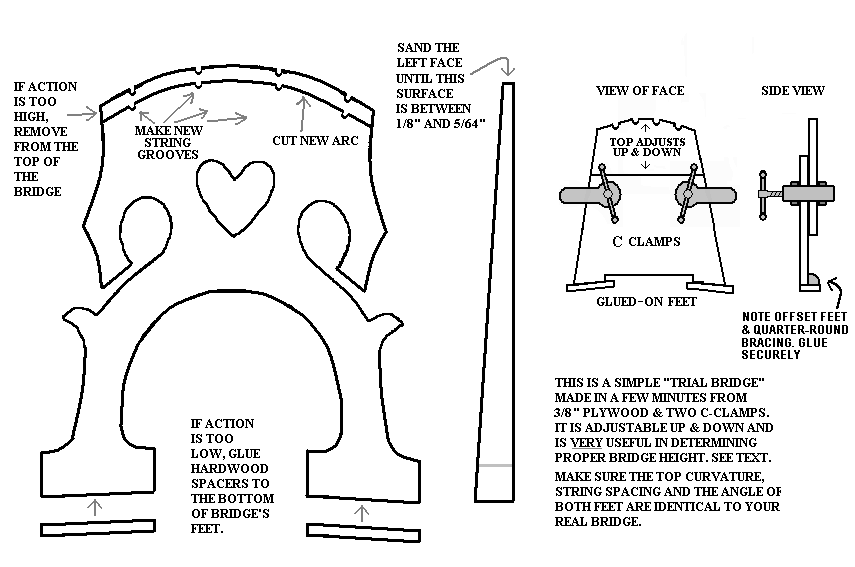 Detail Cello Bridge Template Nomer 27