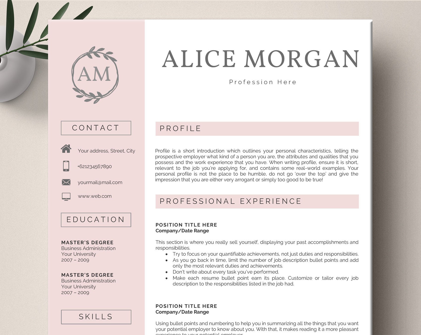 Detail Ceo Profile Template Nomer 34