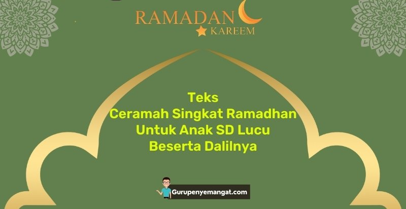 Detail Ceramah Untuk Mengisi Buku Ramadhan Nomer 13