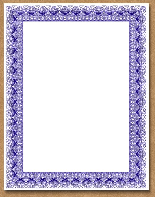 Detail Certificate Frame Template Free Download Nomer 29