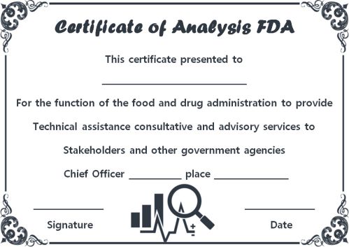 Detail Certificate Of Analysis Template Word Nomer 27