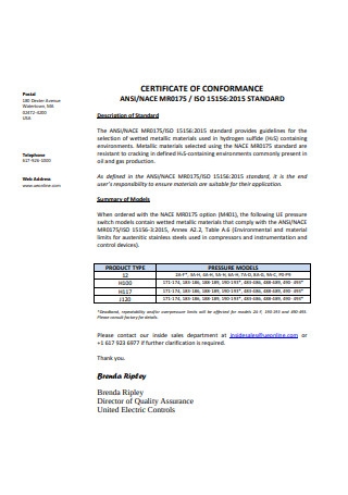 Detail Certificate Of Analysis Template Word Nomer 42