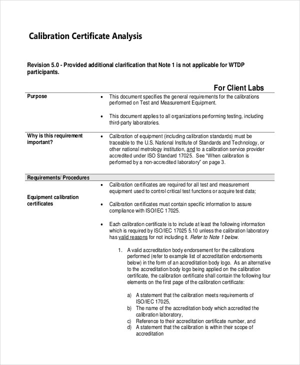 Detail Certificate Of Analysis Template Word Nomer 10