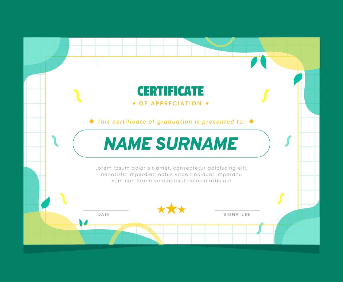 Detail Certificate Of Completion Design Template Nomer 49