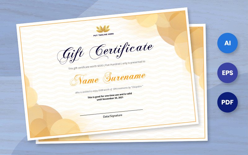 Detail Certificate Template Ai Free Nomer 7