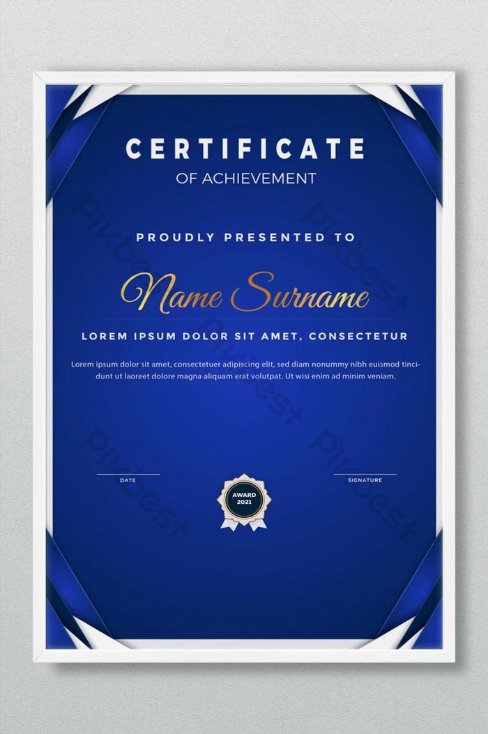 Detail Certificate Template Design Free Download Nomer 27