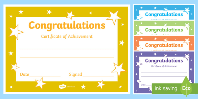 Detail Certificate Template For Kids Nomer 5