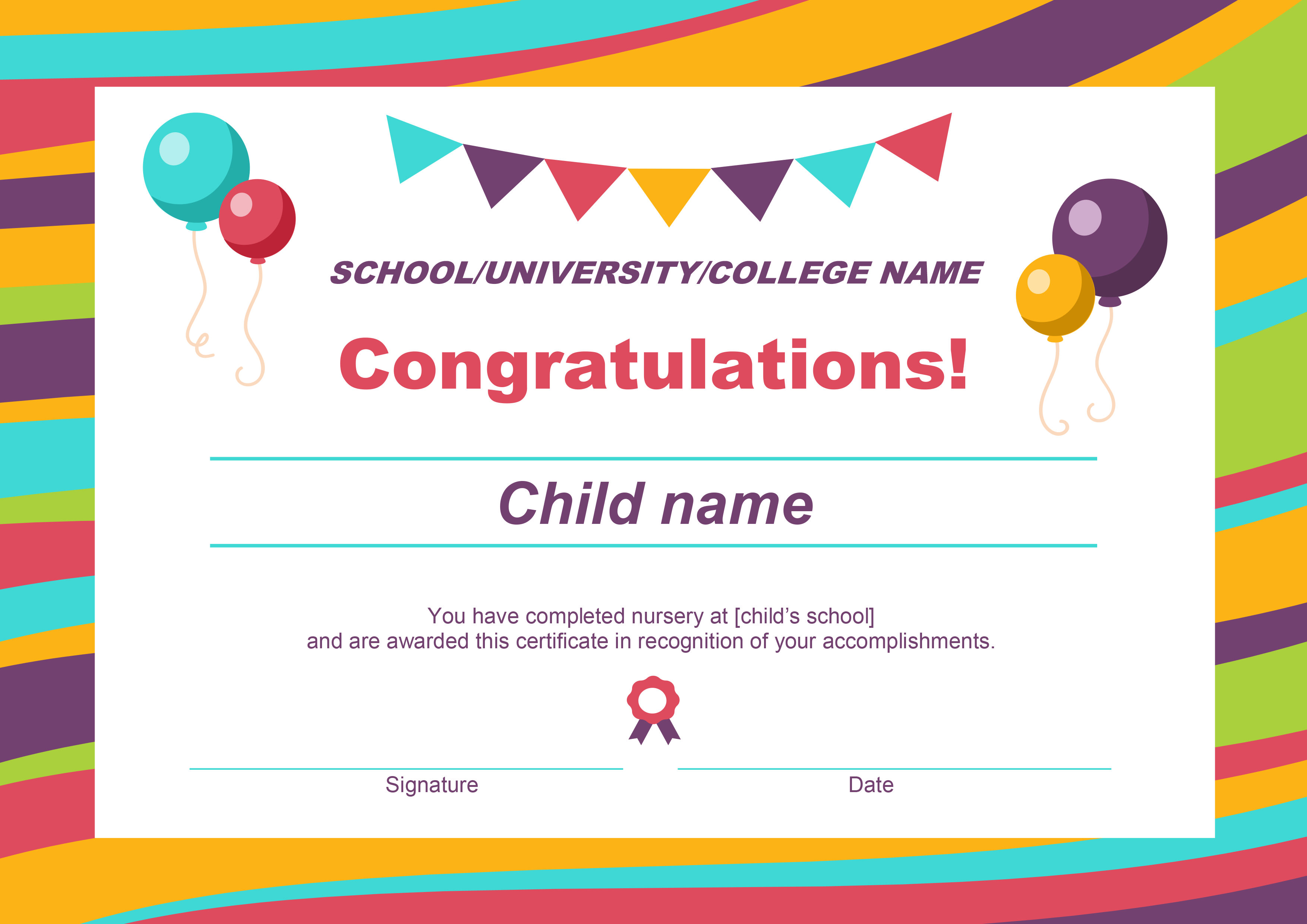 Detail Certificate Template For Kids Nomer 57