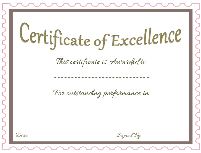 Detail Certificate Template Free Nomer 34