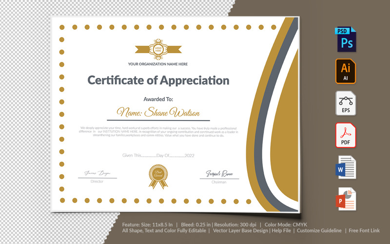 Detail Certificate Template Html Nomer 15