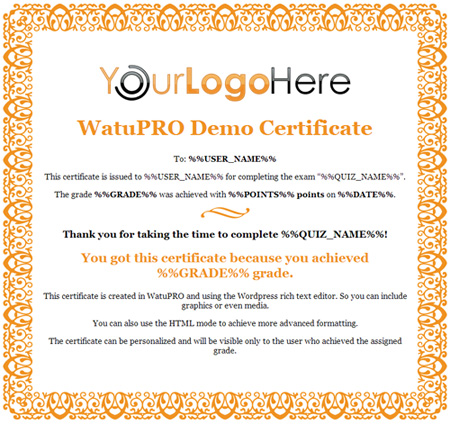 Detail Certificate Template Html Nomer 16