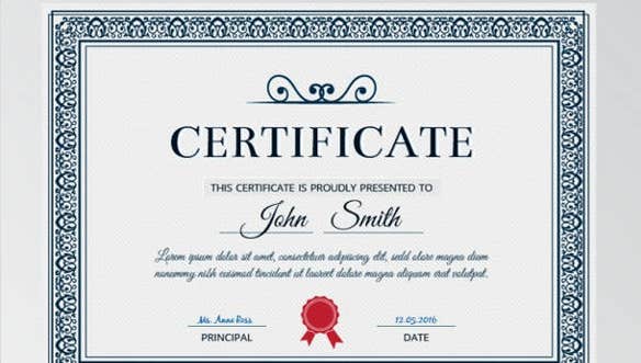 Detail Certificate Template Html Nomer 27