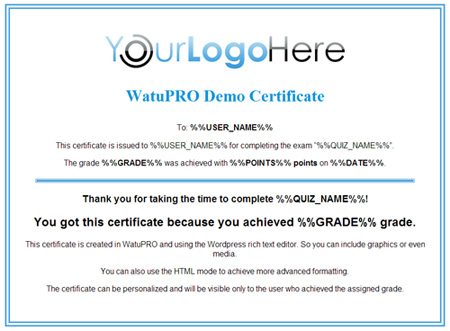 Detail Certificate Template Html Nomer 46