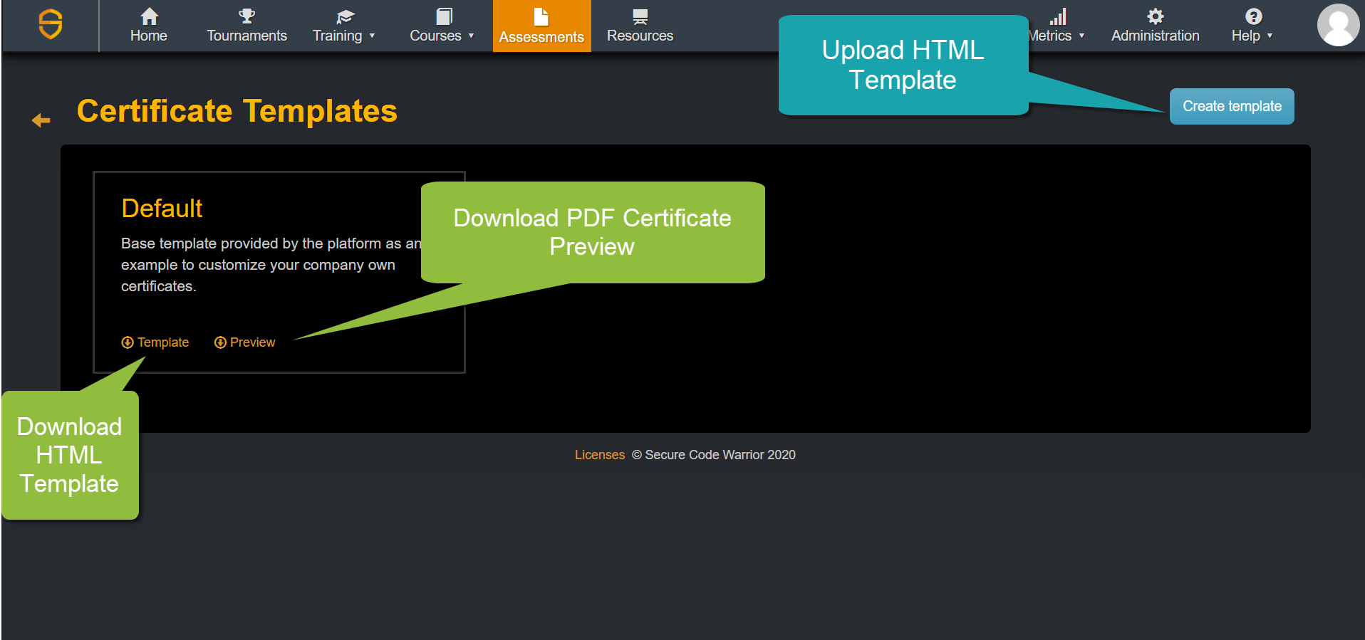Detail Certificate Template Html Nomer 50