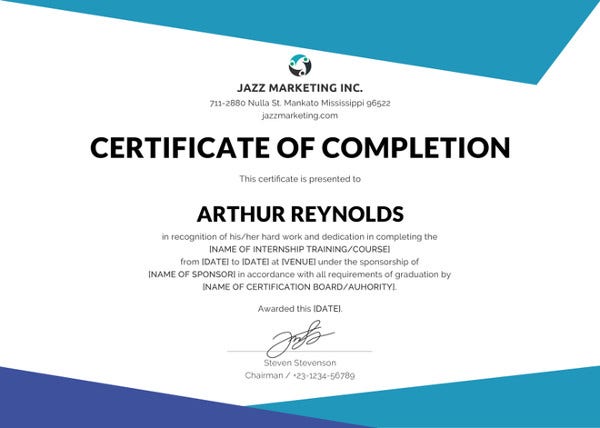 Detail Certificate Template Html Nomer 7
