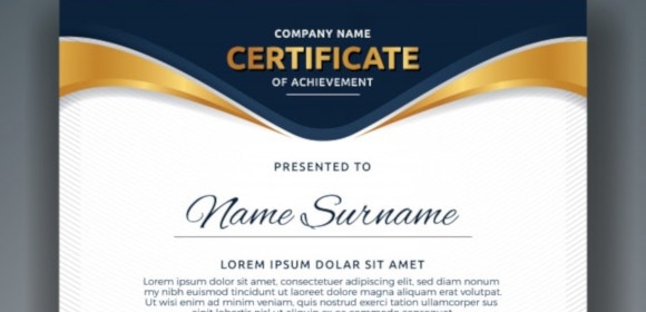 Detail Certificate Template Psd Nomer 9