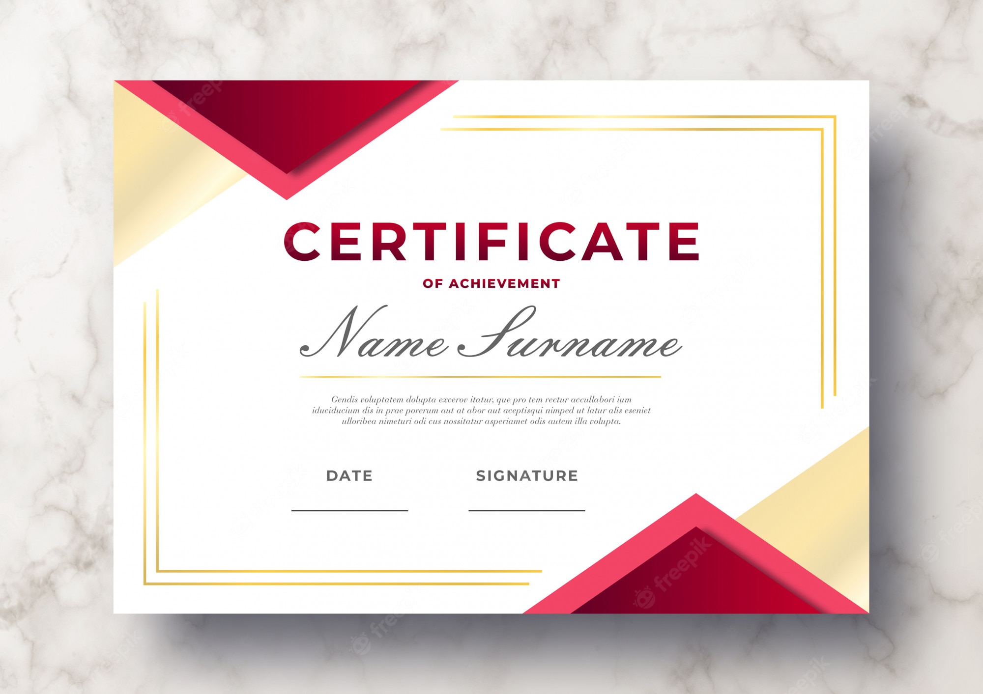 Detail Certificate Template Psd Nomer 4