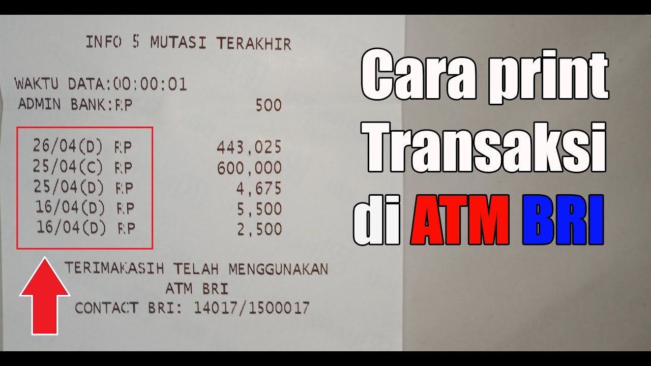 Detail Cetak Buku Tabungan Bri Nomer 28