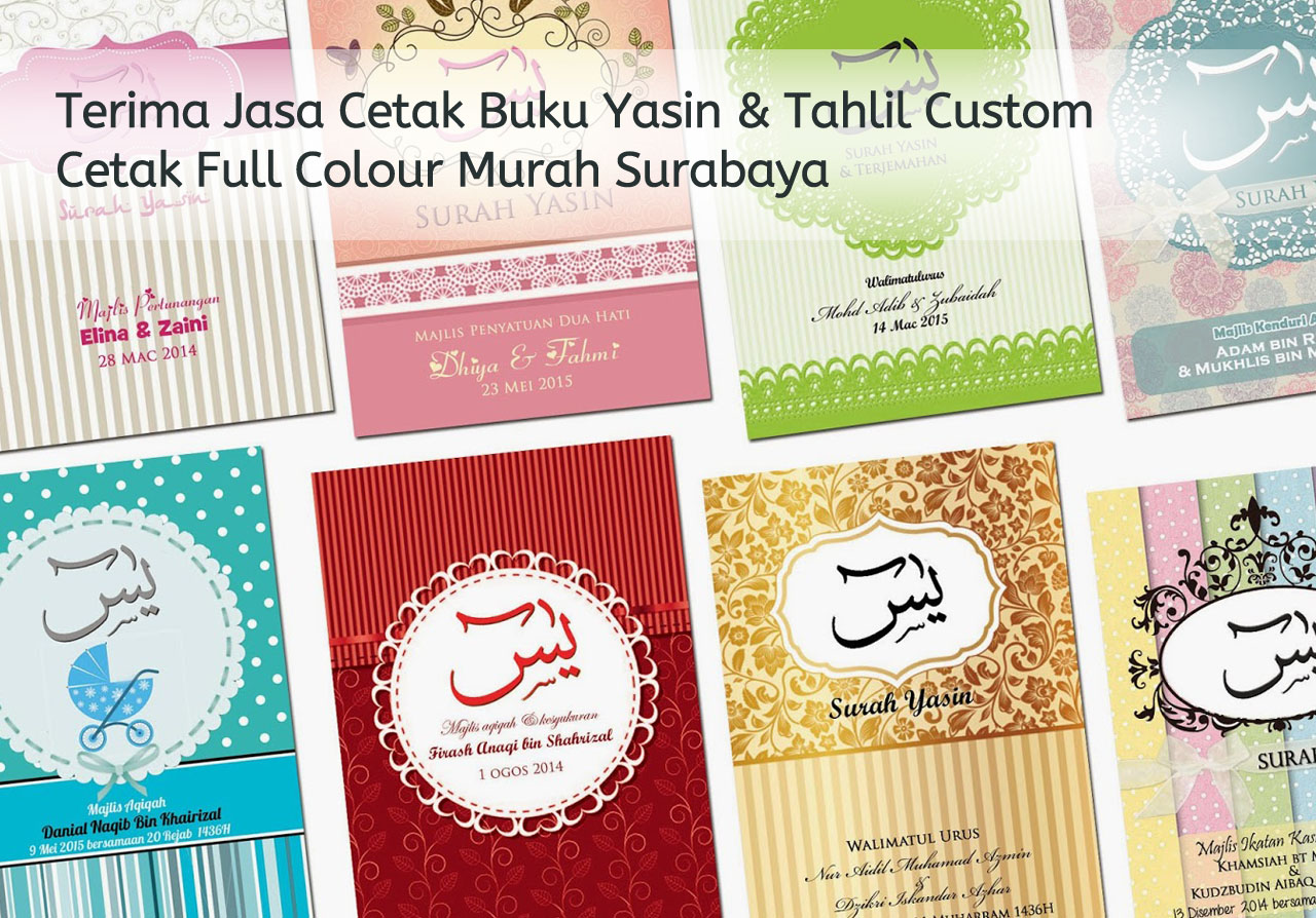 Detail Cetak Buku Yasin Surabaya Nomer 16