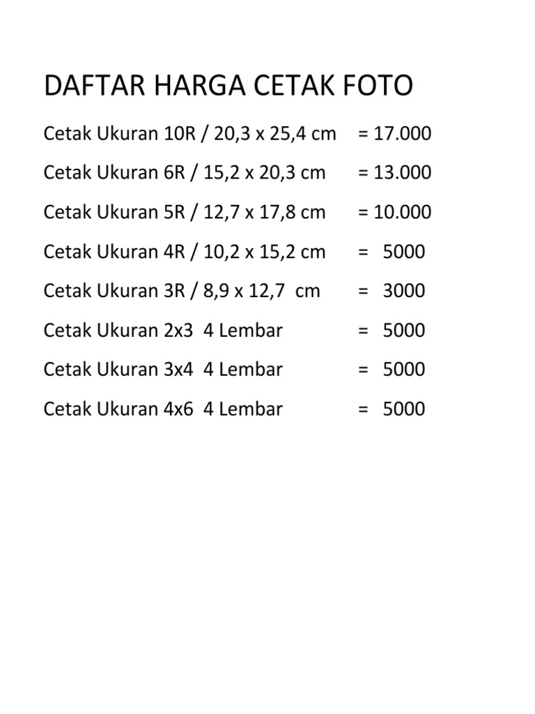 Detail Cetak Foto 10r Harga Nomer 26