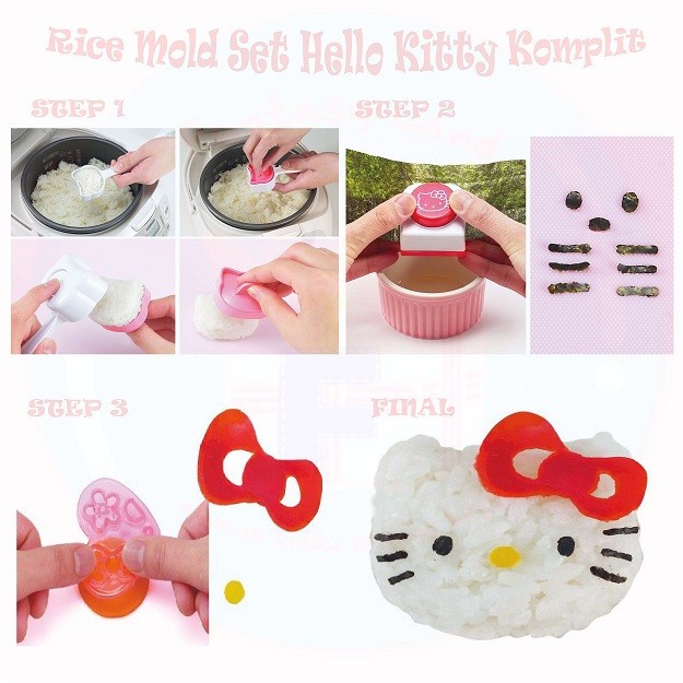 Detail Cetakan Nasi Hello Kitty Nomer 31