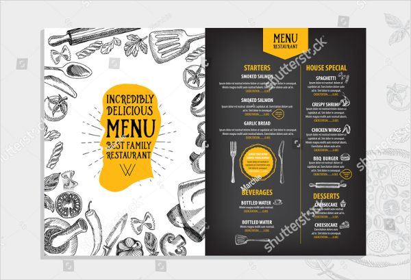 Detail Chalkboard Flyer Template Nomer 24