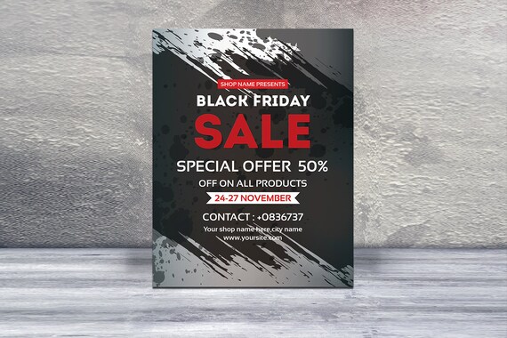 Detail Chalkboard Flyer Template Nomer 37