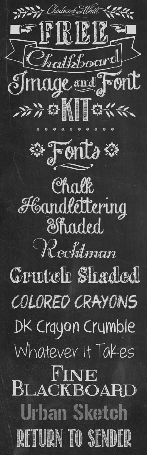 Detail Chalkboard Lettering Template Nomer 2