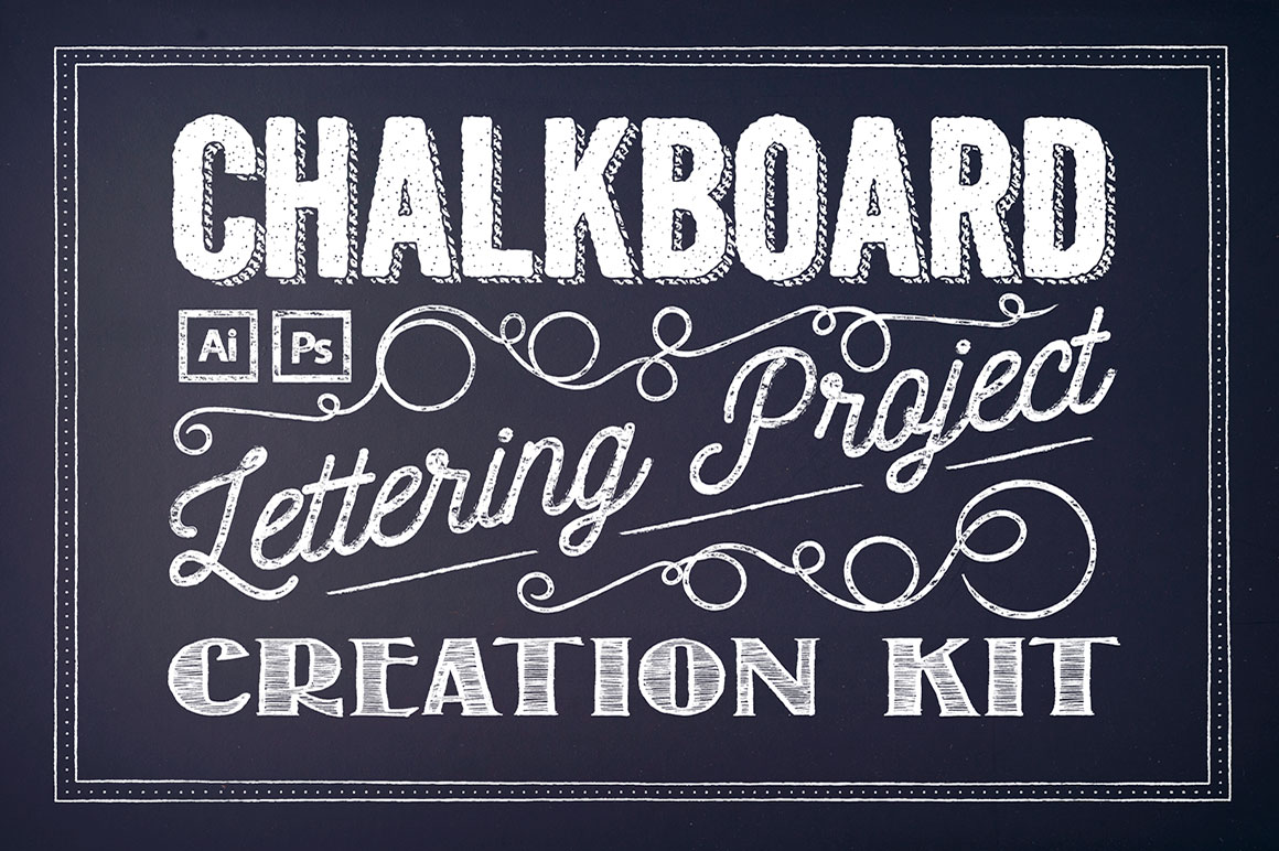 Detail Chalkboard Lettering Template Nomer 10