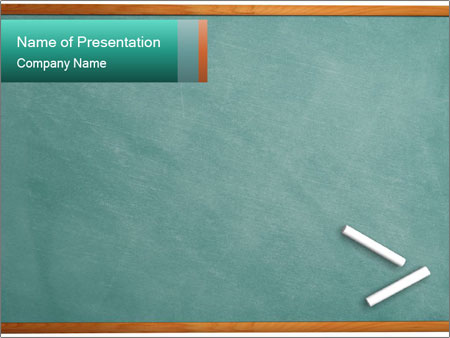 Detail Chalkboard Slides Template Nomer 25