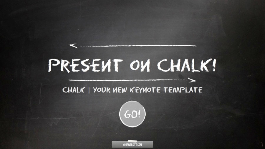 Detail Chalkboard Slides Template Nomer 26