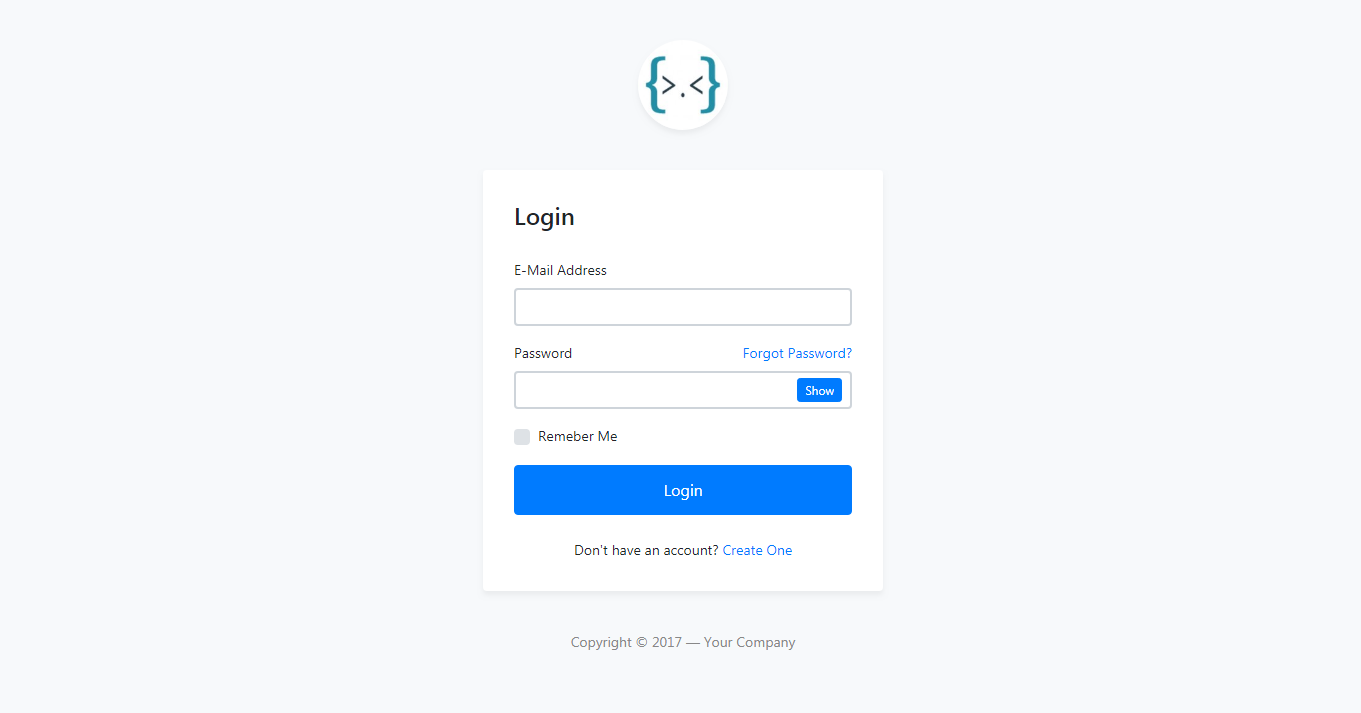 Detail Change Password Bootstrap Template Nomer 40