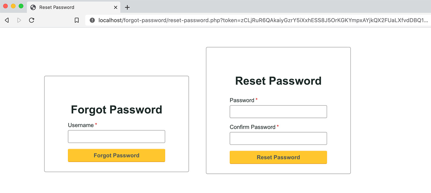 Detail Change Password Bootstrap Template Nomer 4