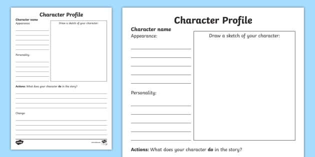 Character Biography Template - KibrisPDR