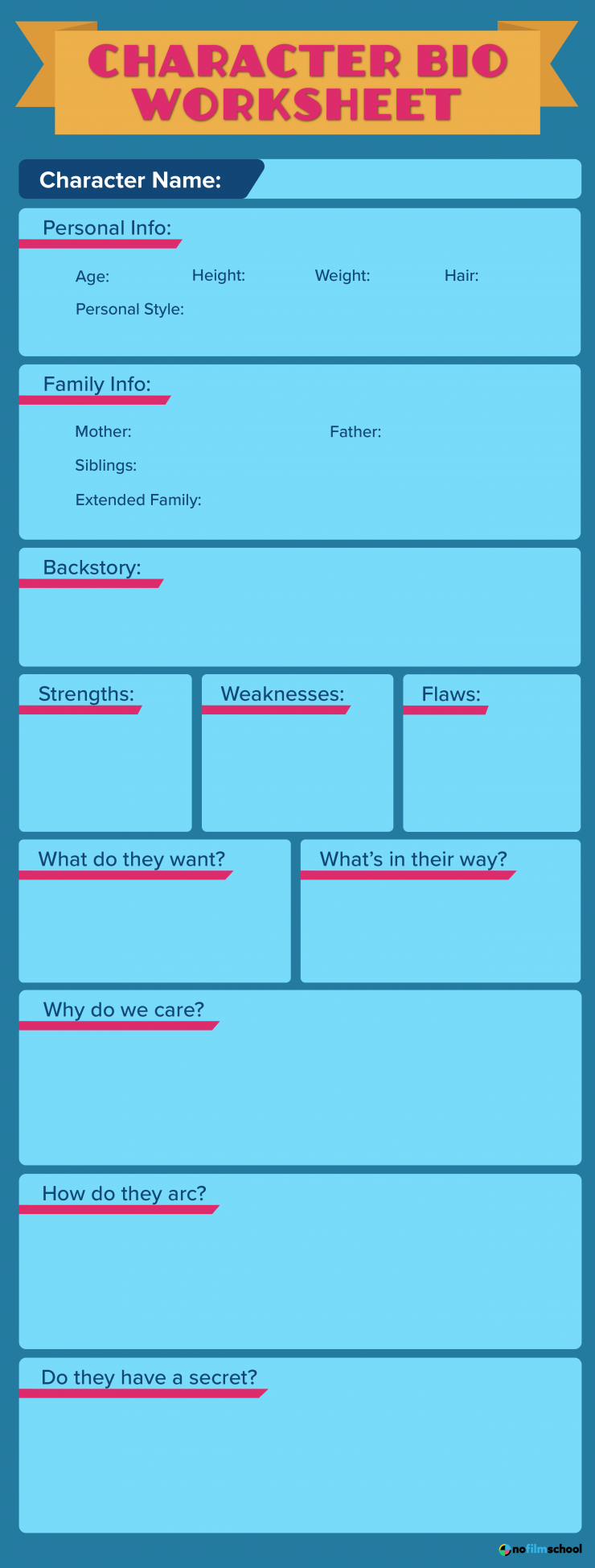 Detail Character Biography Template Nomer 3